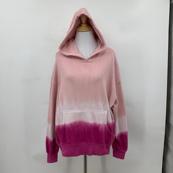 Wildfox Tie Dye Hoodie Sweater Womens M Medium Cotton Blend Pullover Sweatshirt - Picture 2 of 11
